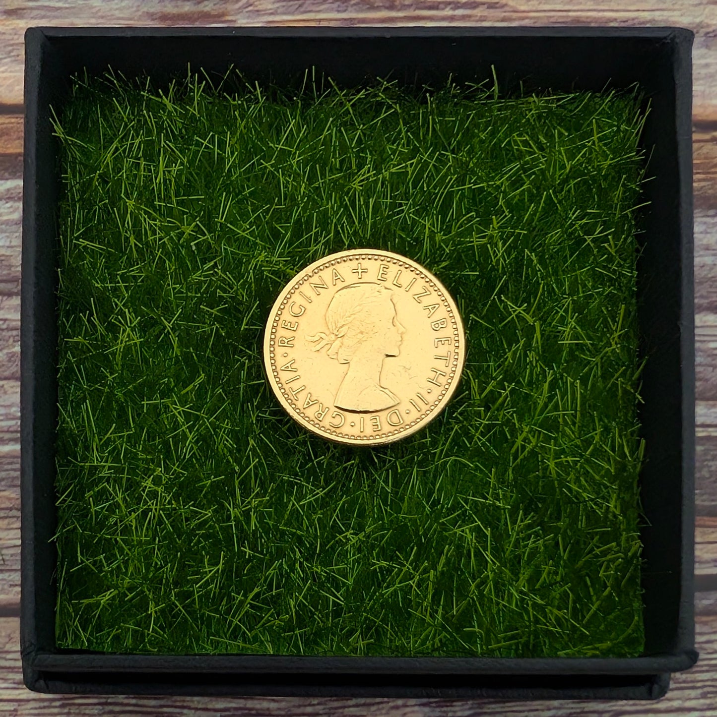 Sixpence (1953-1967) - Enamelled Coin Golf Ball Marker