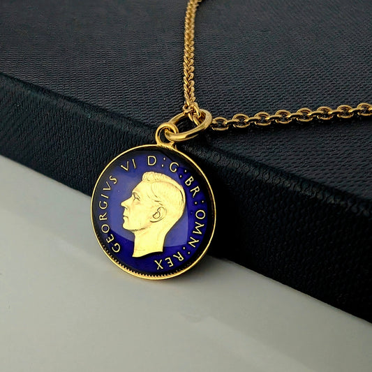 George VI Threepenny Necklace - Tudor Rose Design (1937-1941)